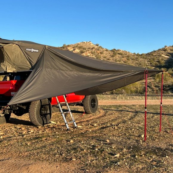 ROOF TOP TENT - Desert Armor Warrior XL / Tank XL RTT Awning - Picture 9 of 9